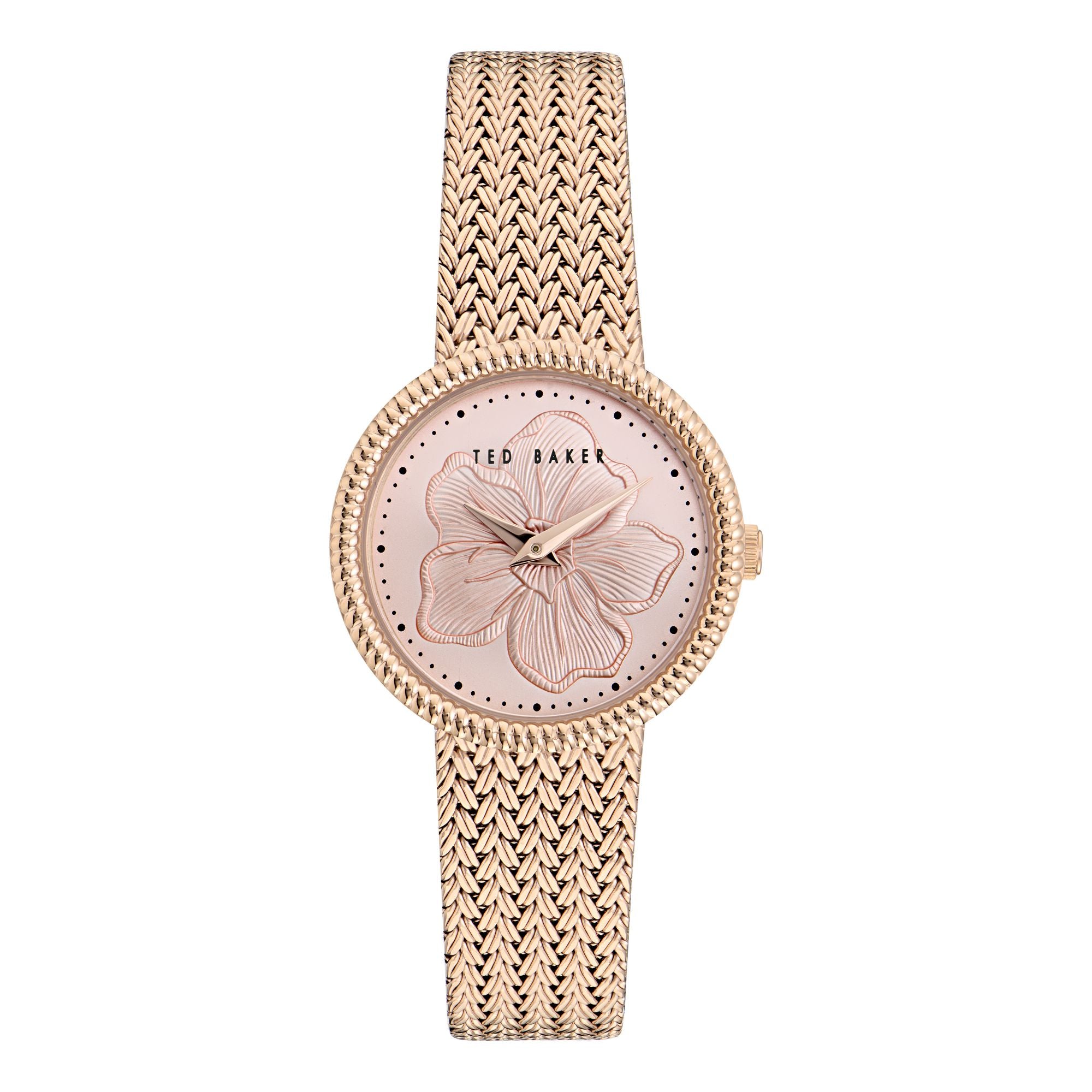 Ted Baker Emily Pink Dial Round Case Quartz Analog Women Watch