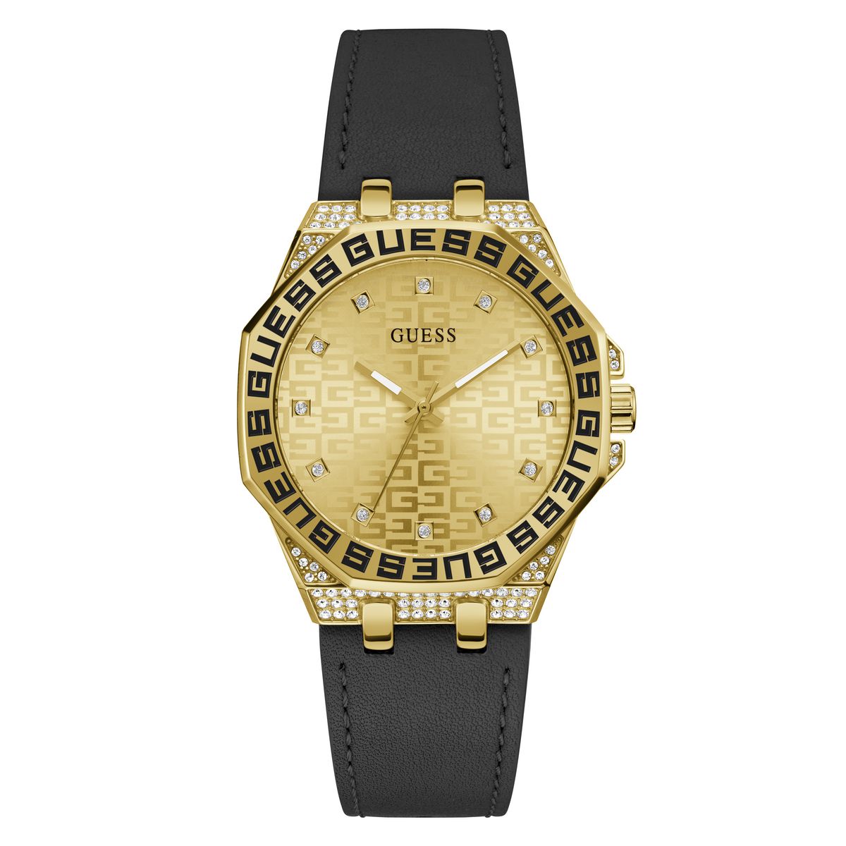 Guess Insignia Champagne Dial Round Case Analog Women Watch - GW0547L3 ...