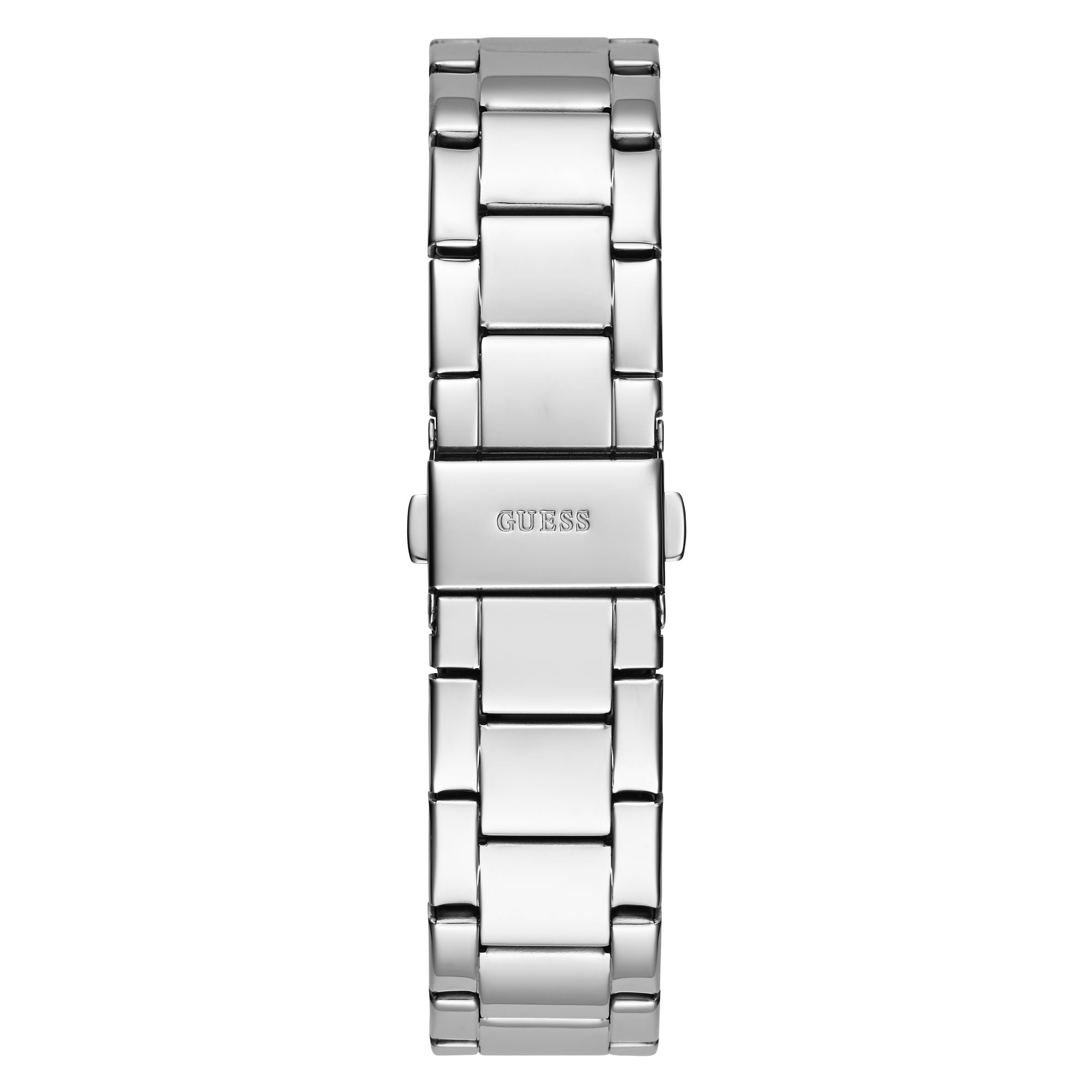 Guess Lady Idol Women Silver Tone Round Dial Analog Watch