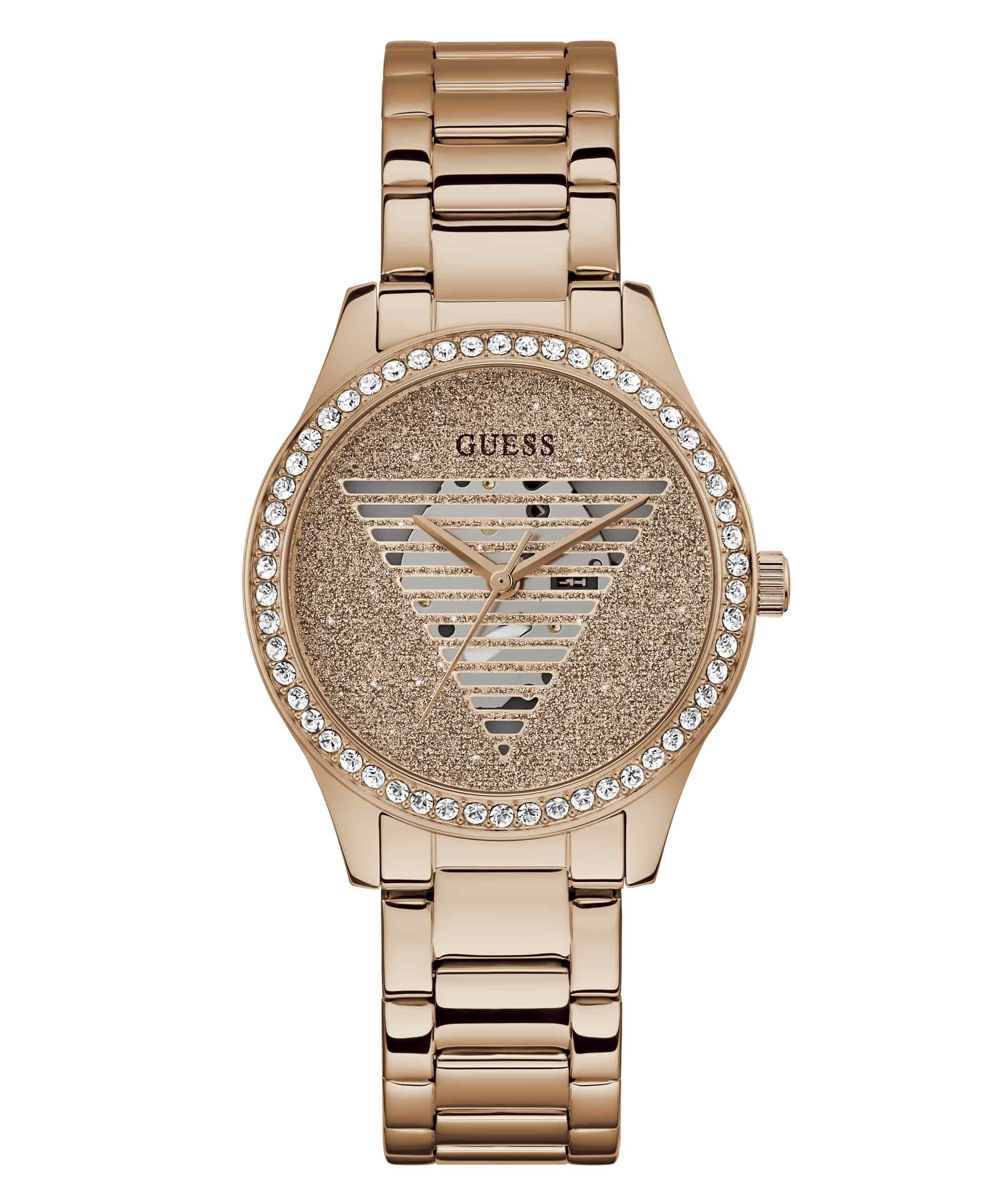 Guess Round Watch - Men's Watches in Gold | Buckle