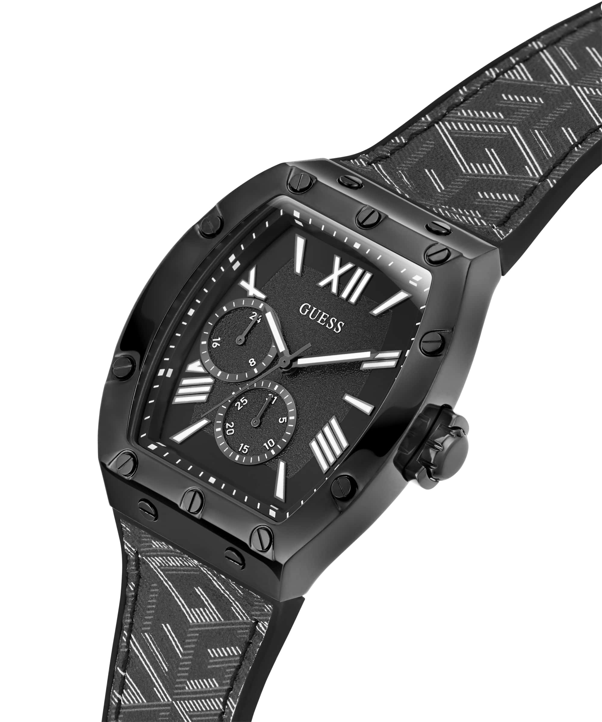 Guess black analog discount watch