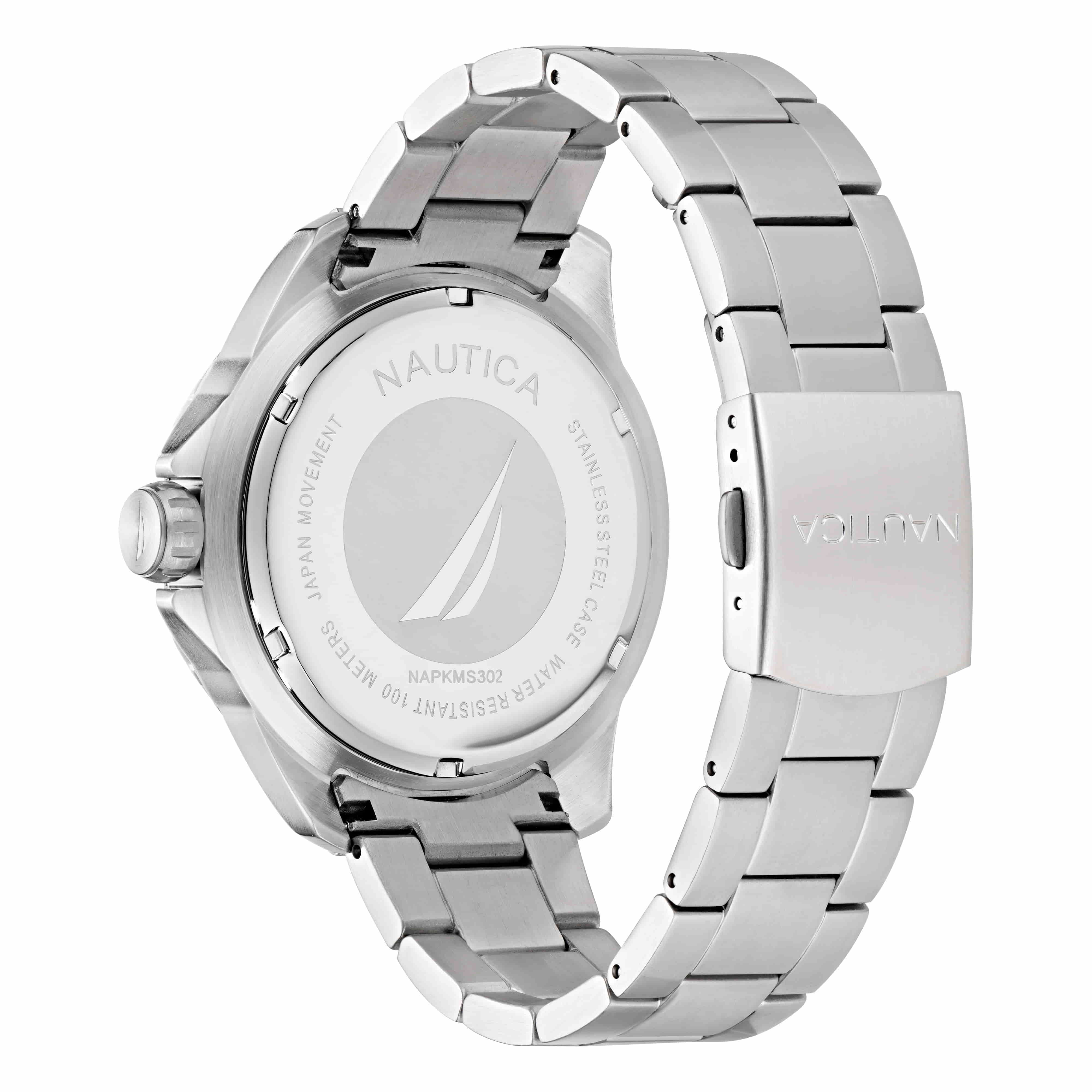 Nautica stainless best sale steel watch