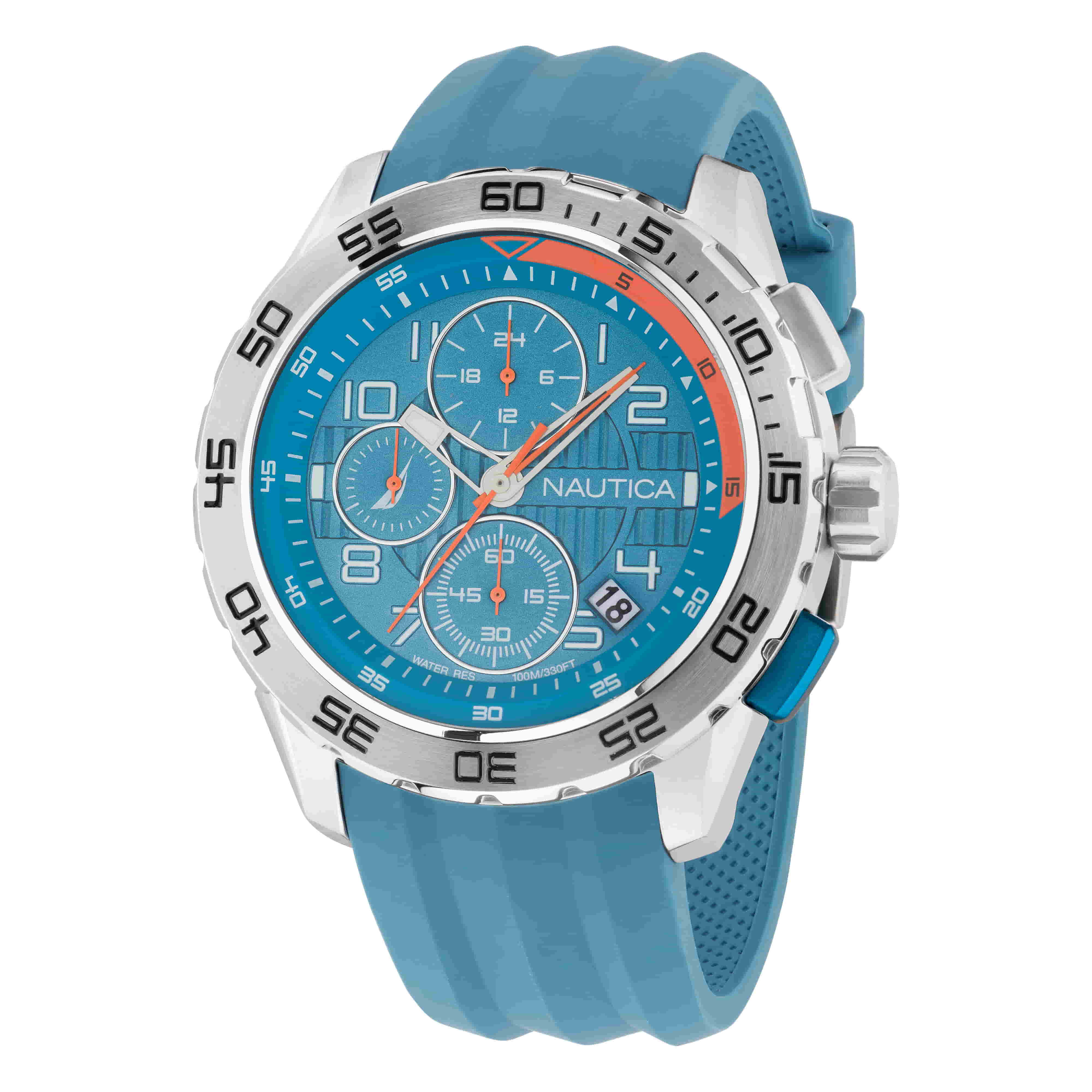 Nautica Quartz Blue Dial Chronograph Men's Watch NAI17508G – Chronobuy