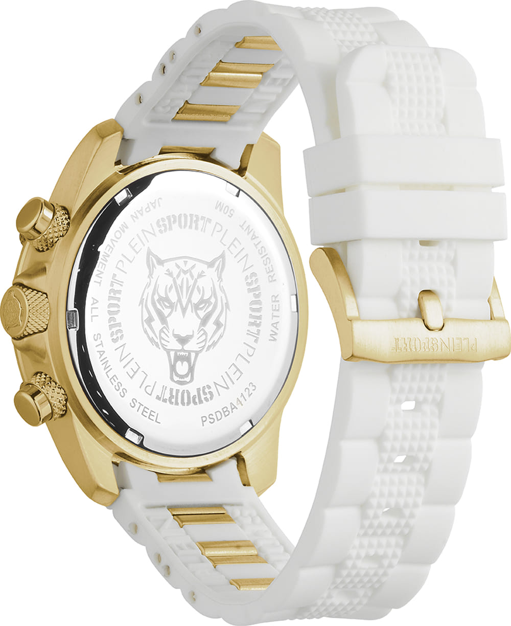 Plein Sport Hurricane Unisex White Round Analog Quartz Watch