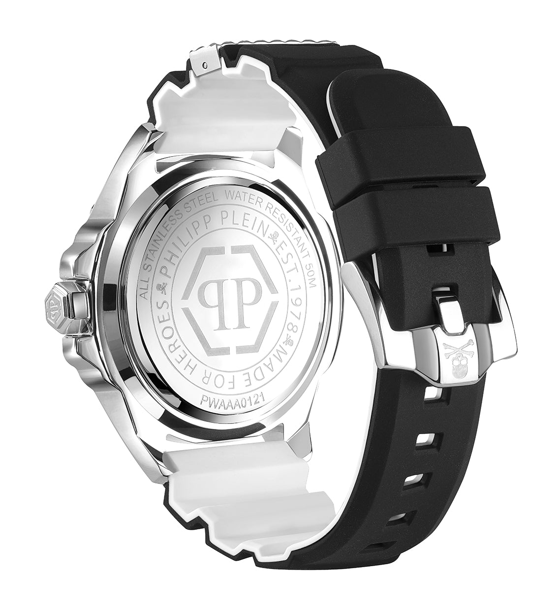 Philipp Plein The $Kull Men Black Dial Quartz Watch