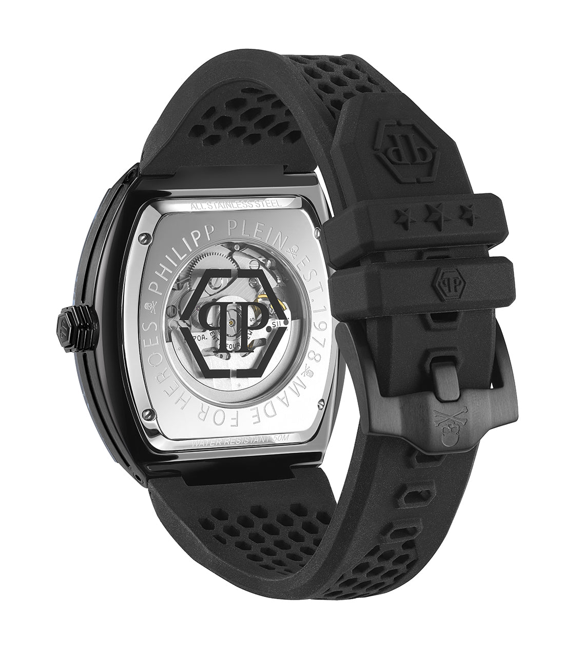 Philipp Plein The $Keleton Men Black Dial Automatic Watch