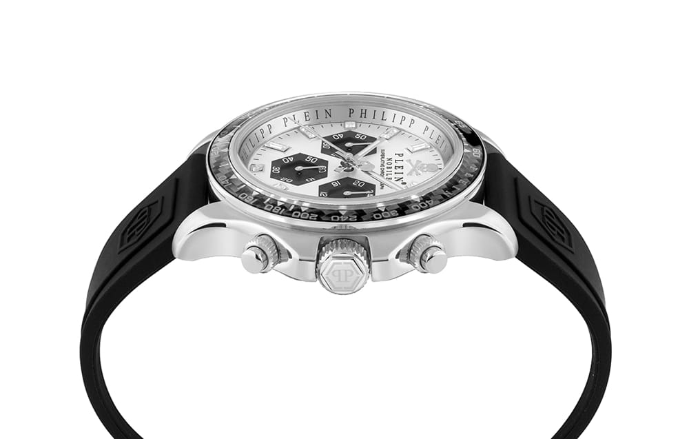 Philipp Plein Nobile Racing Men Silver Dial Quartz Watch