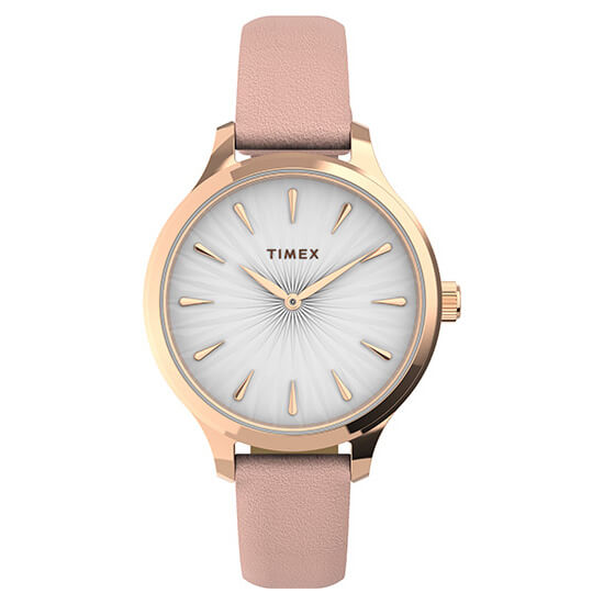 Timex Trend White Dial Round Case Quartz Analog Women Watch