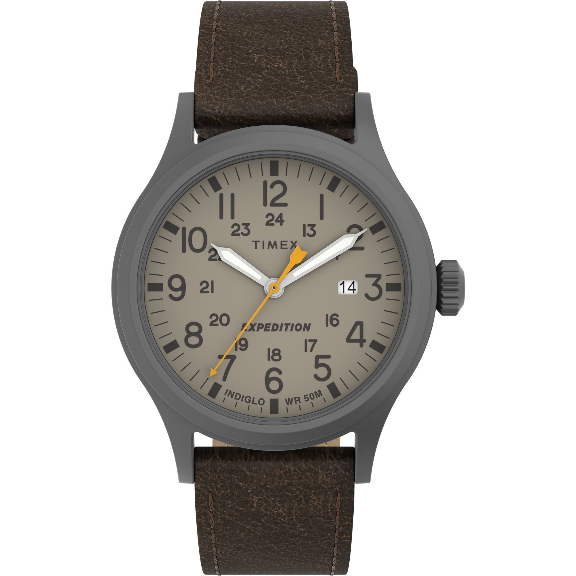 Timex Expedition Tan Round Dial Men Quartz Analog Watch