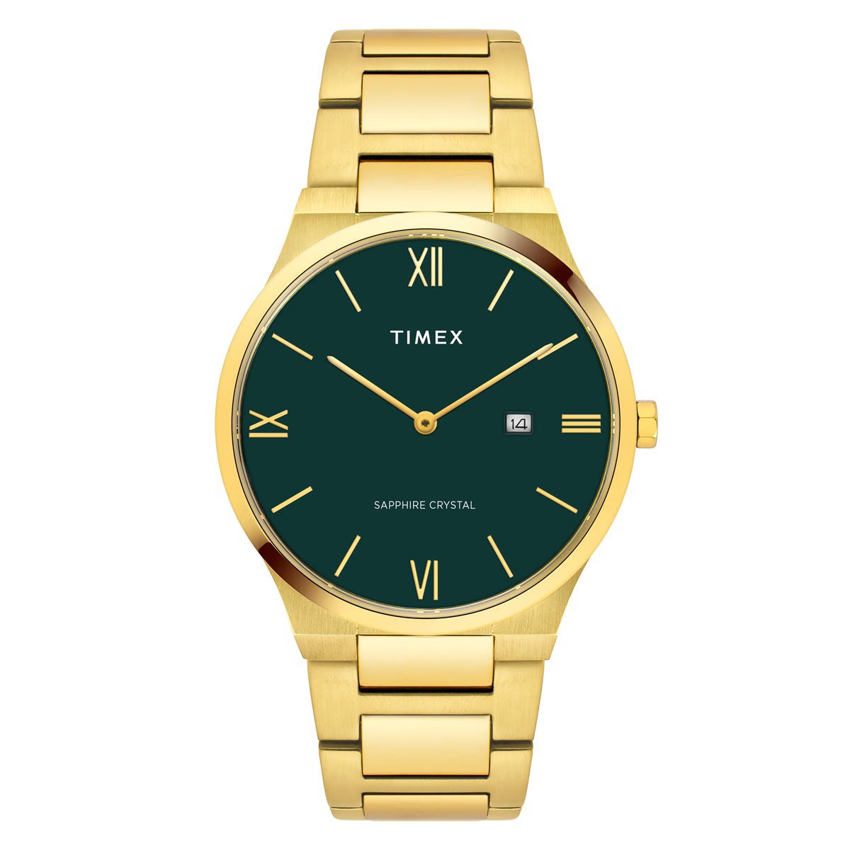 Timex Men Green Round Dial Analog Watch