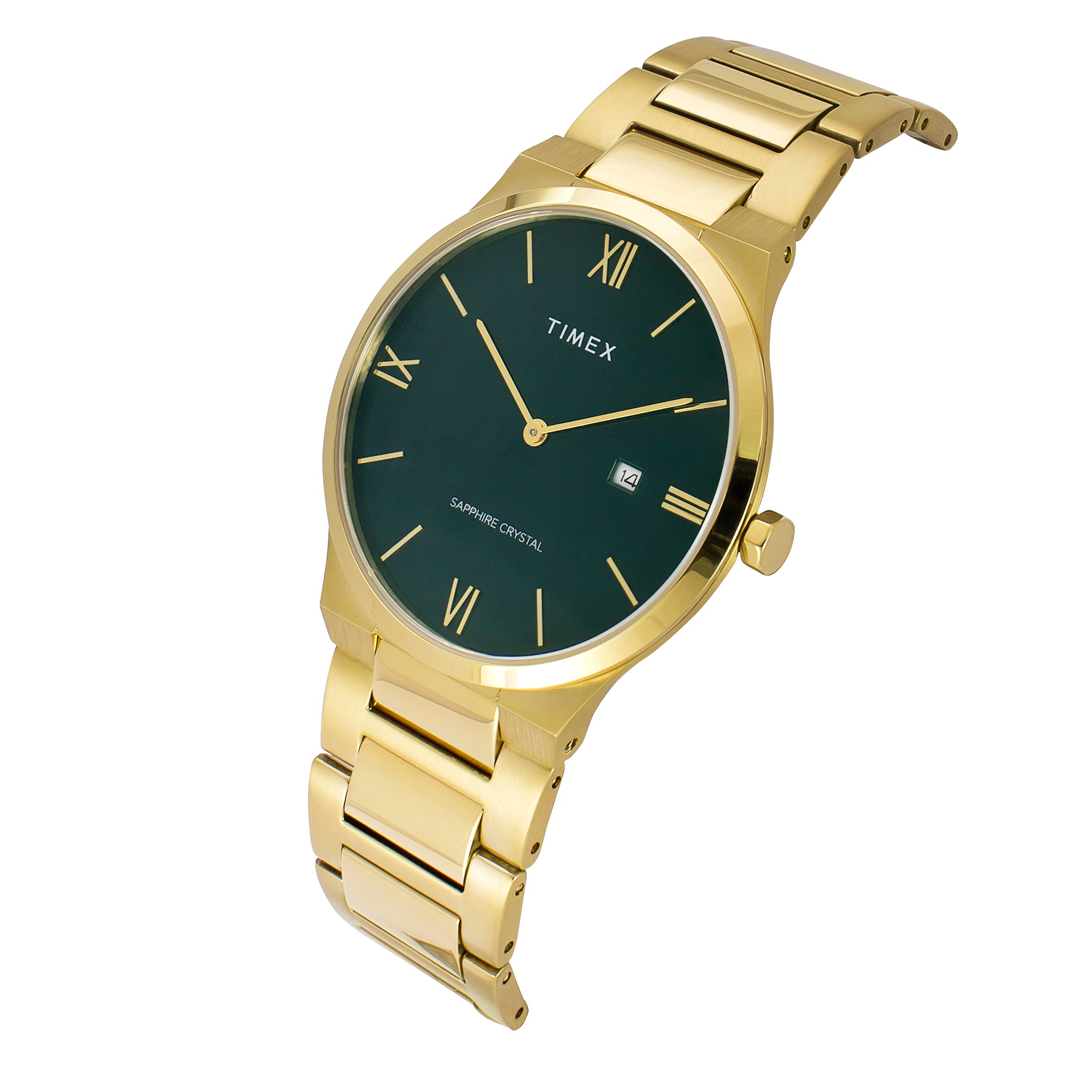 Timex Men Green Round Dial Analog Watch