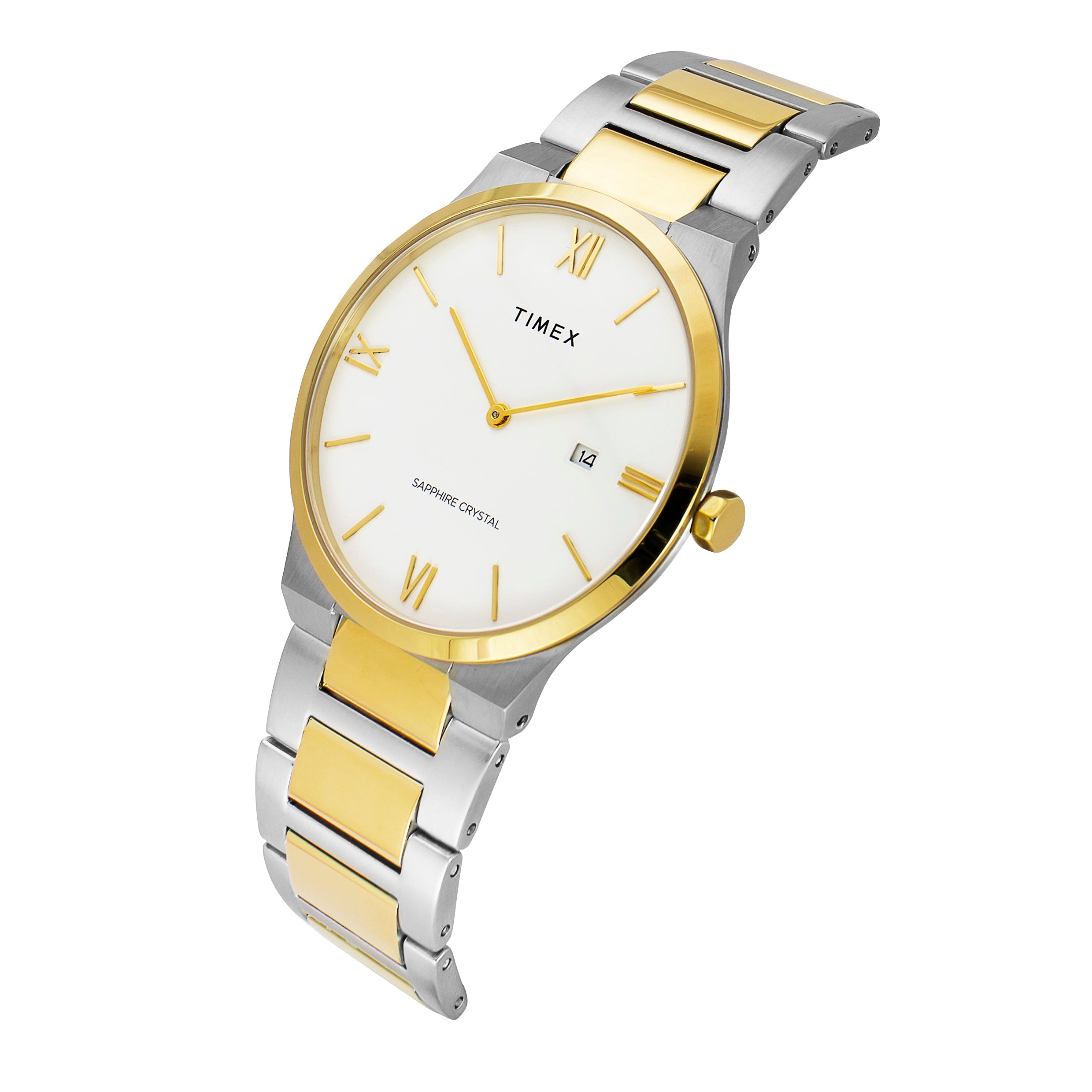 Timex Men White Round Dial Analog Watch