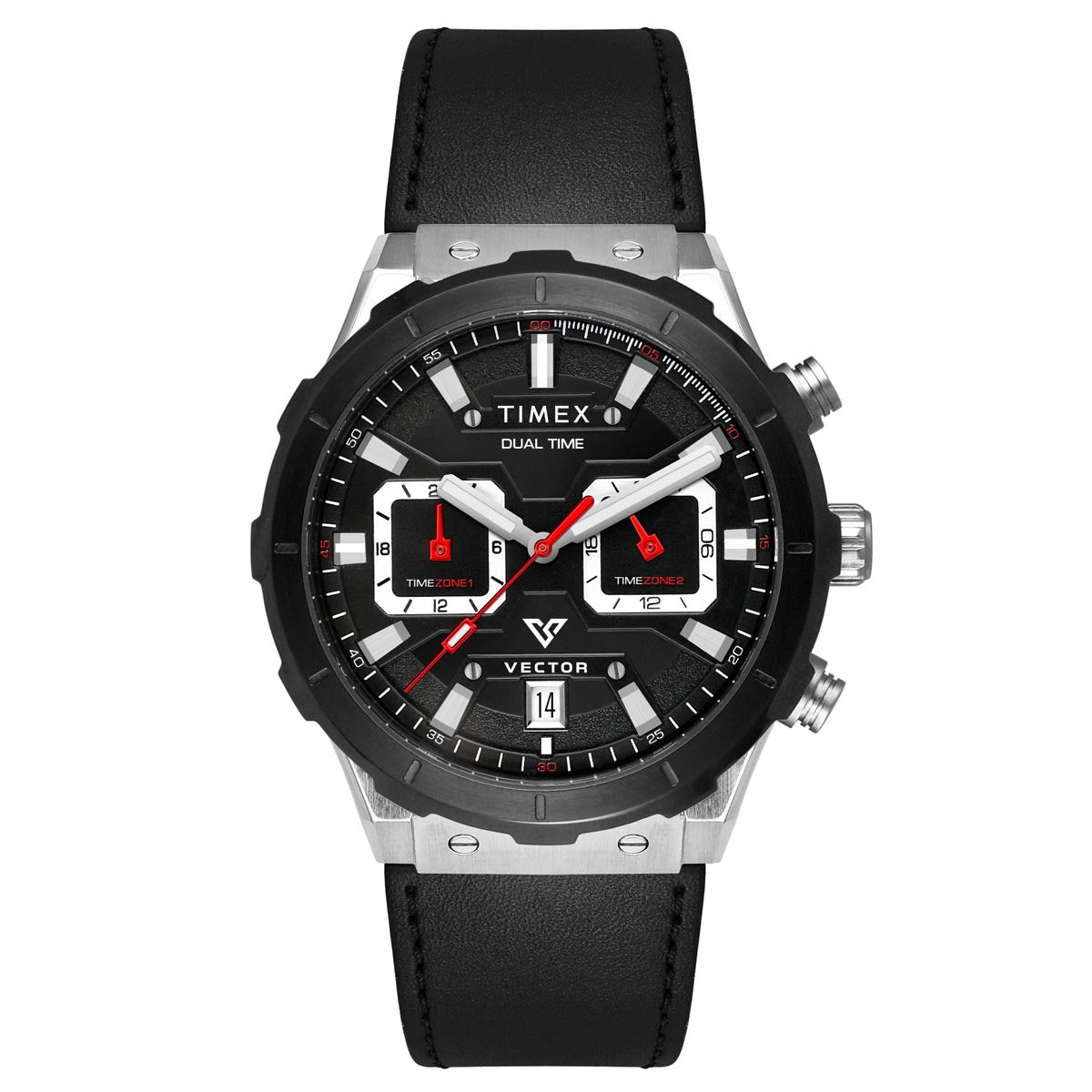 Timex Men Black Round Dial Analog Watch At Just Watches