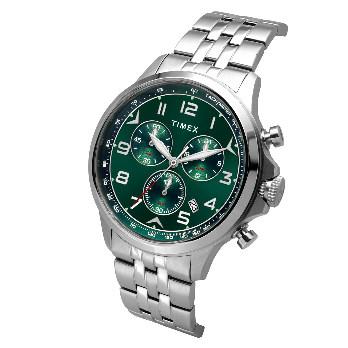 Timex Men Green Round Dial Analog Watch