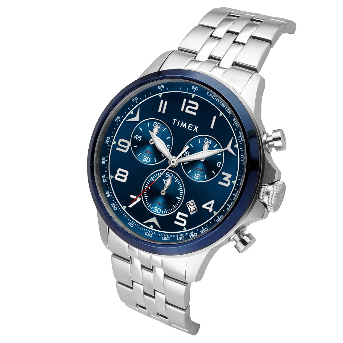 Timex Men Blue Round Dial Analog Watch