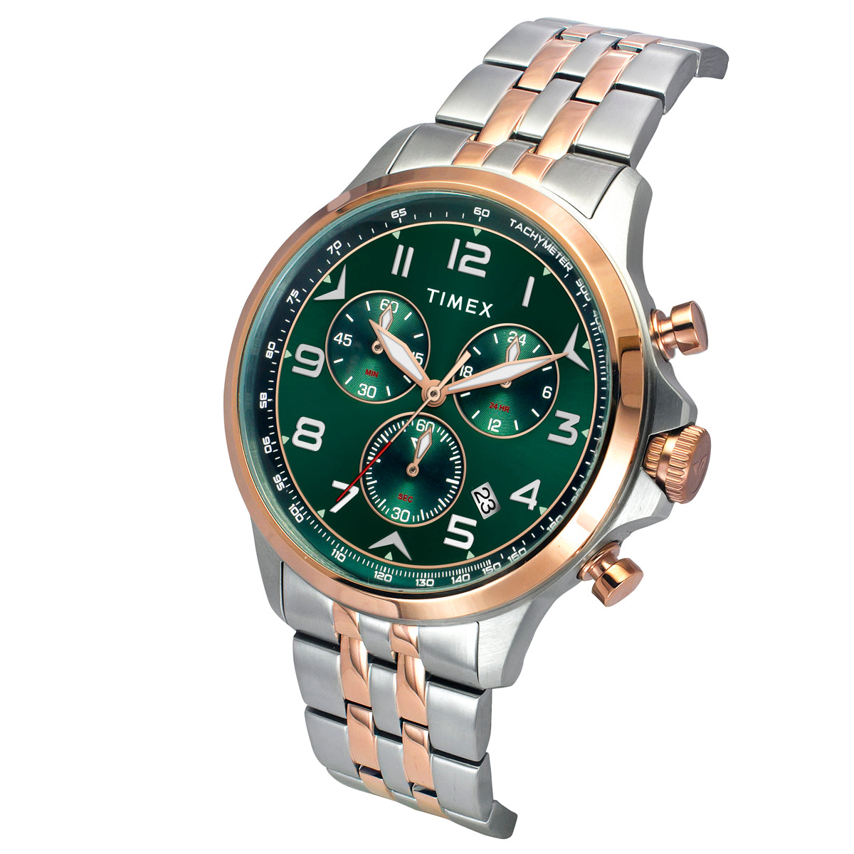 Timex Men Green Round Dial Analog Watch