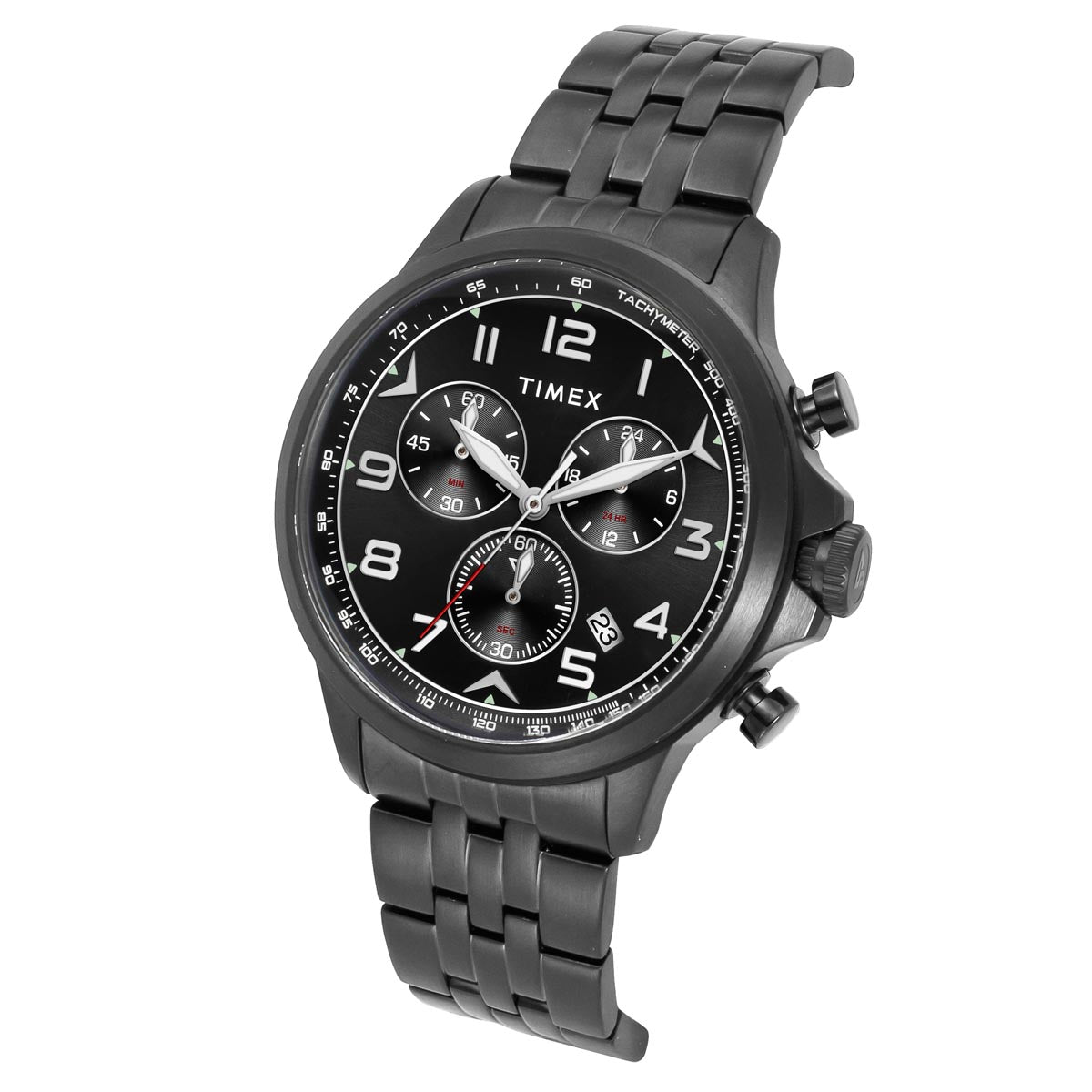 Timex Men Black Round Dial Analog Watch