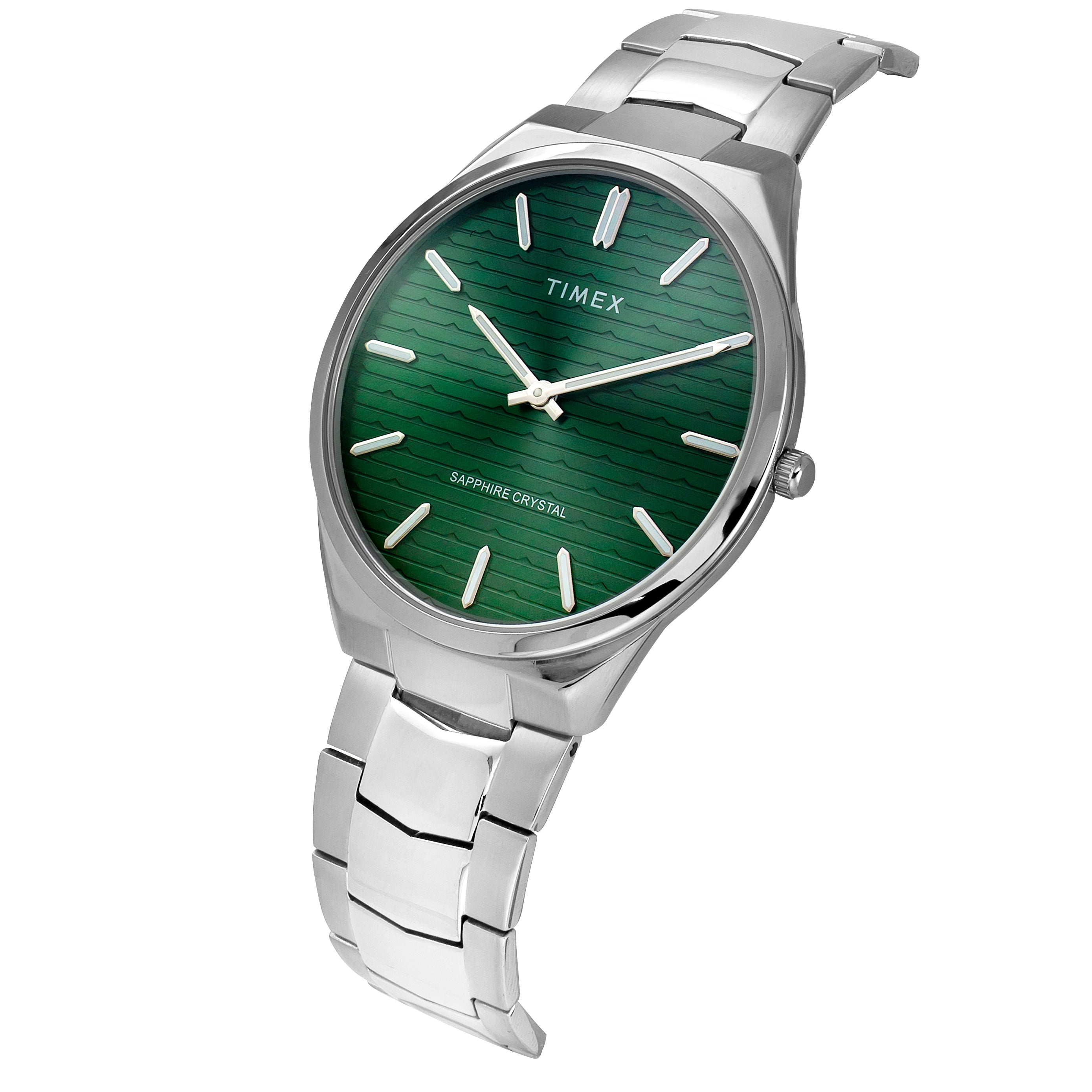 Timex Men Green Round Dial Analog Watch