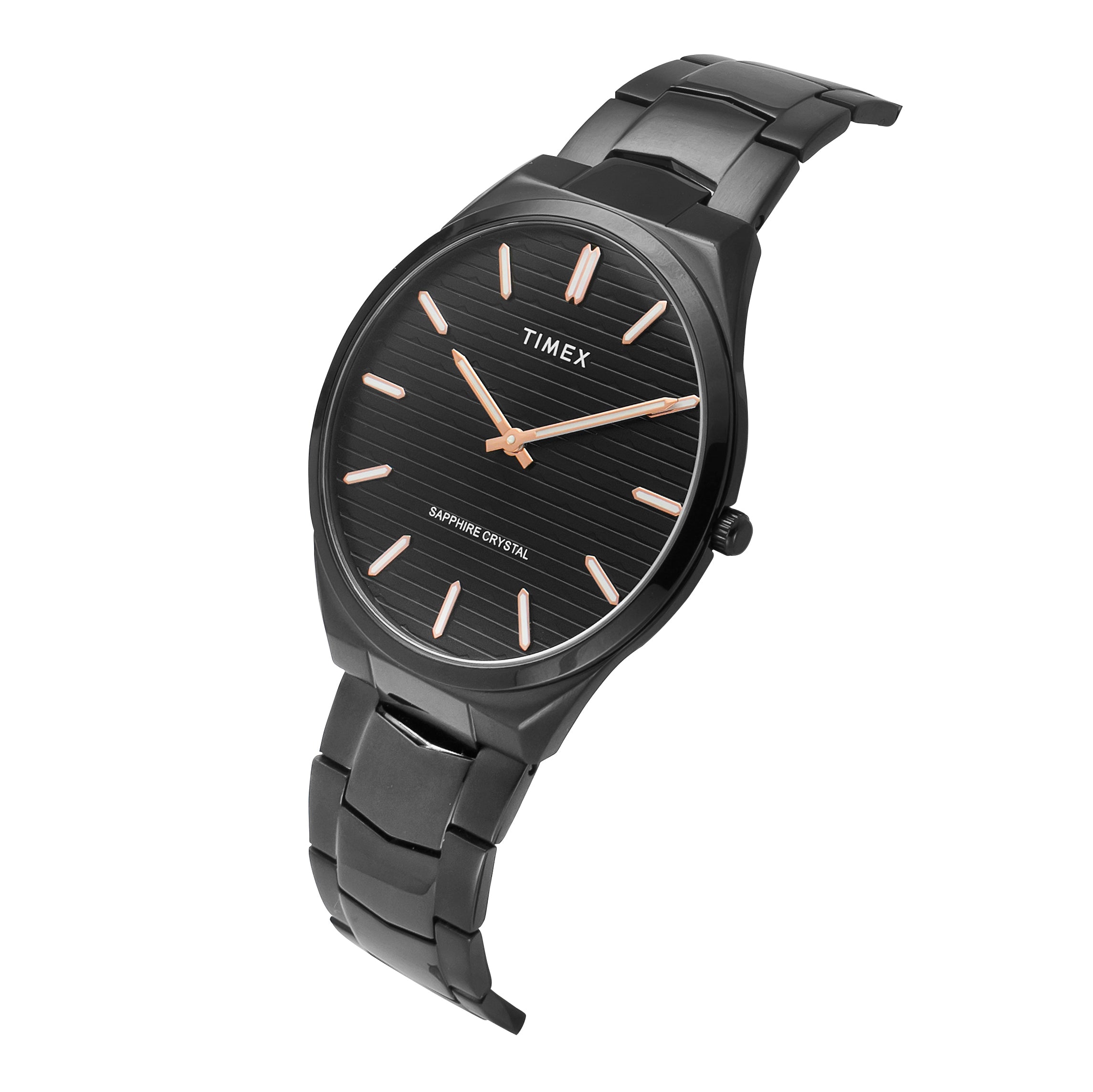 Timex Men Black Round Dial Analog Watch