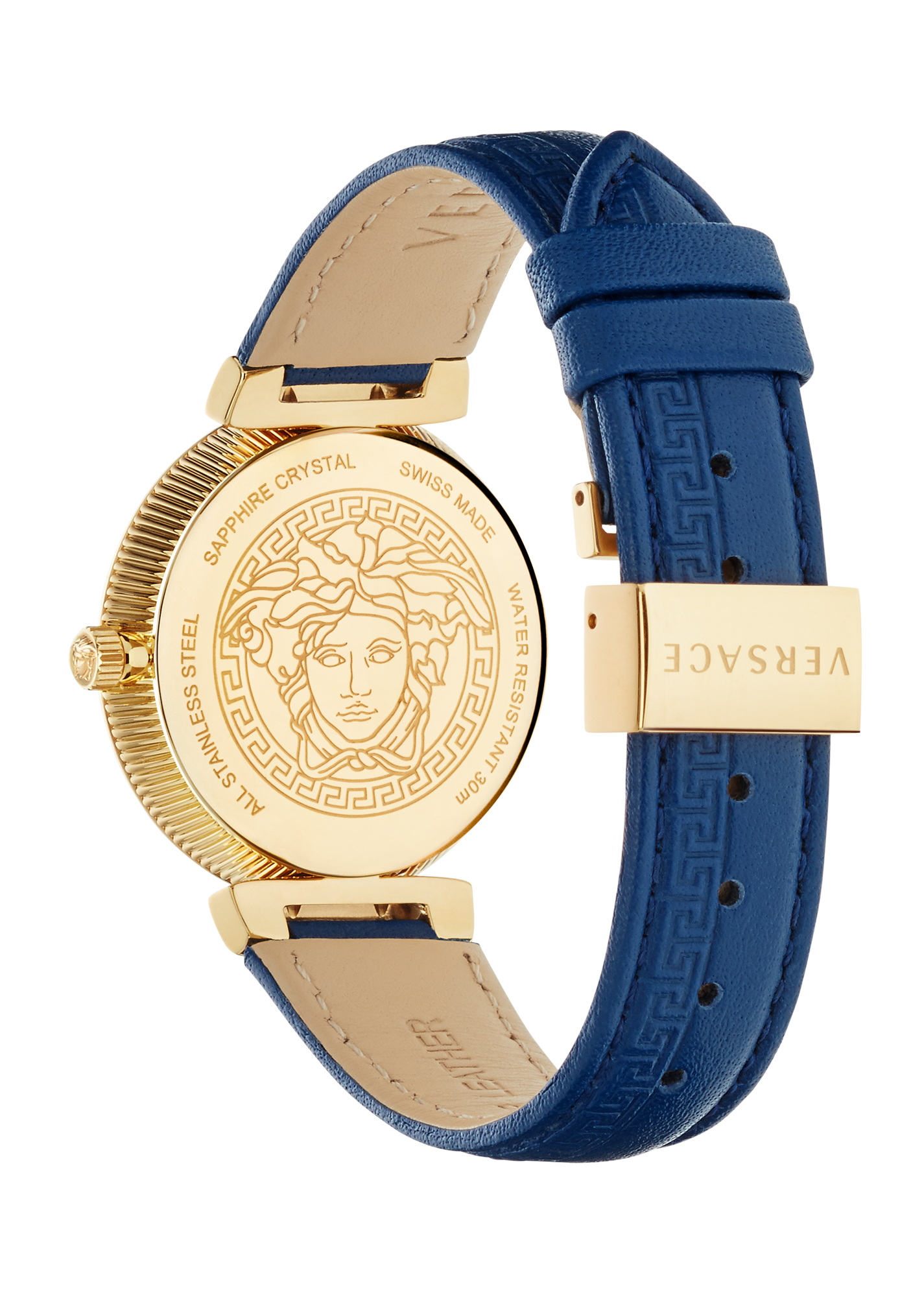 Versace Women Blue Dial Quartz Watch