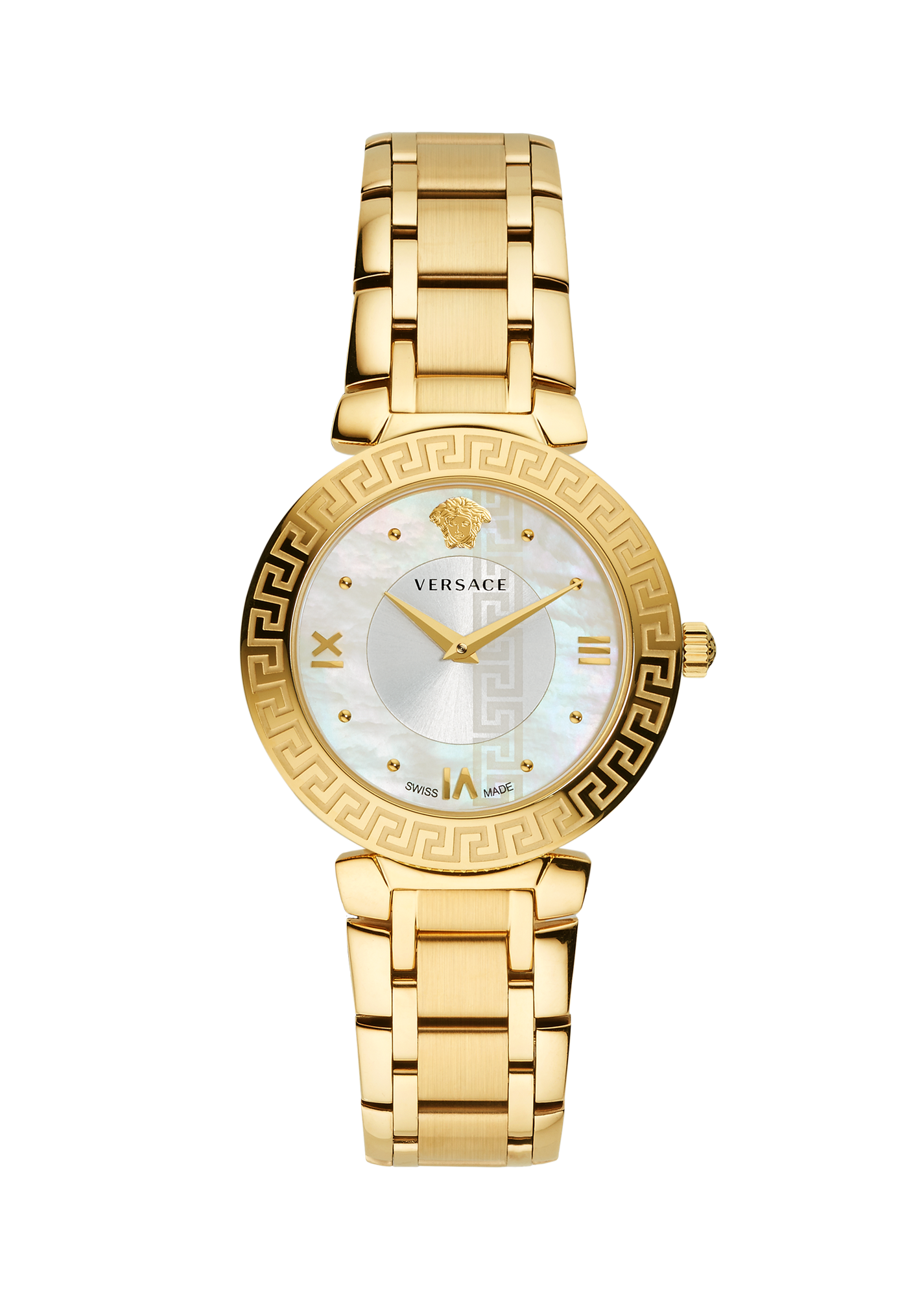 Versace Women Mother of Pearl Dial Quartz Watch