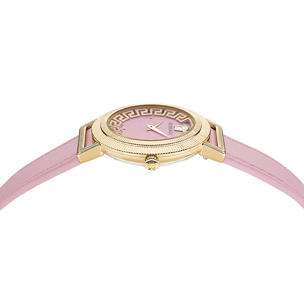 Versace Women Pink Dial Quartz Watch