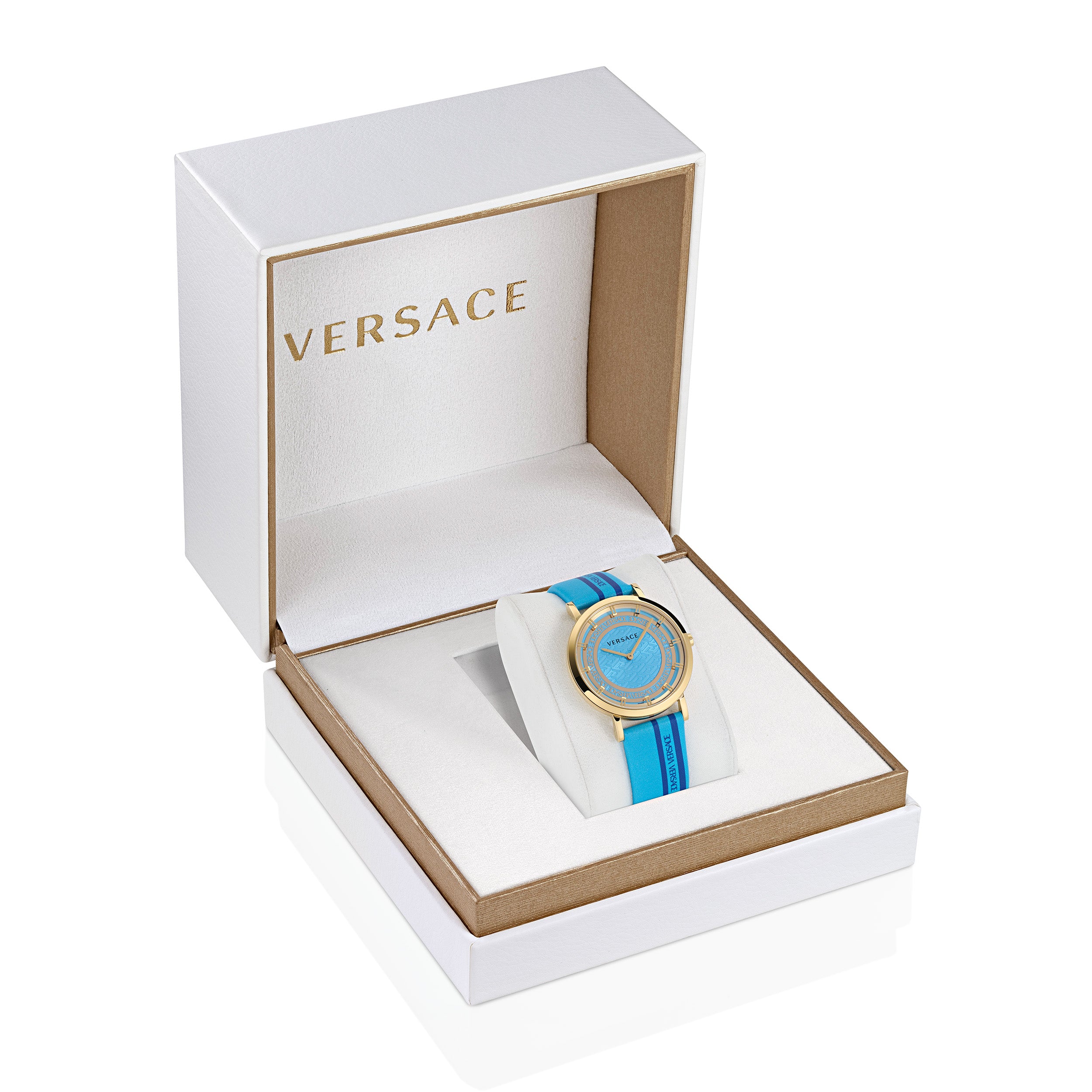 Versace Women Blue Dial Quartz Watch