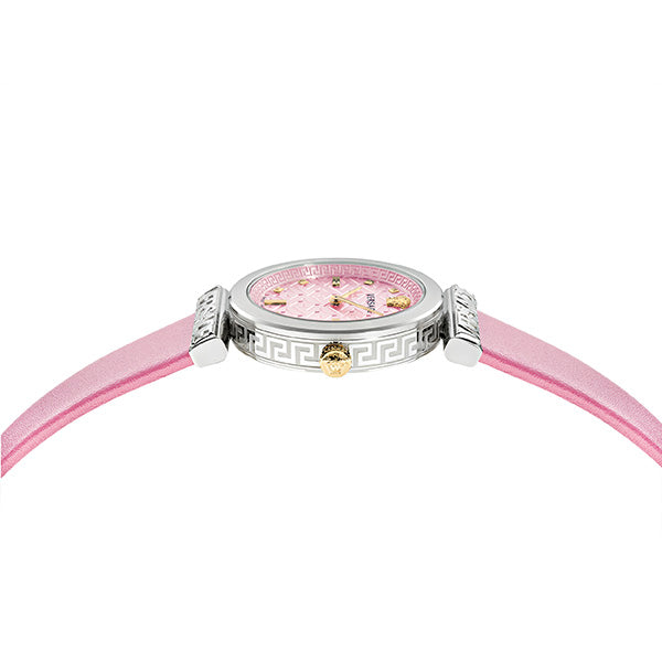 Versace Women Pink Dial Quartz Watch