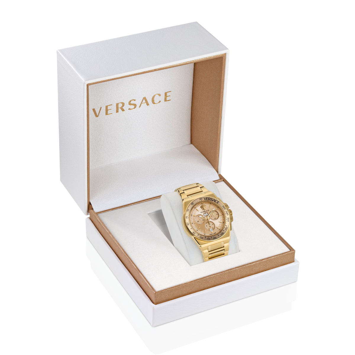 Versace VE7C00723 - Greca Time GMT Watch •