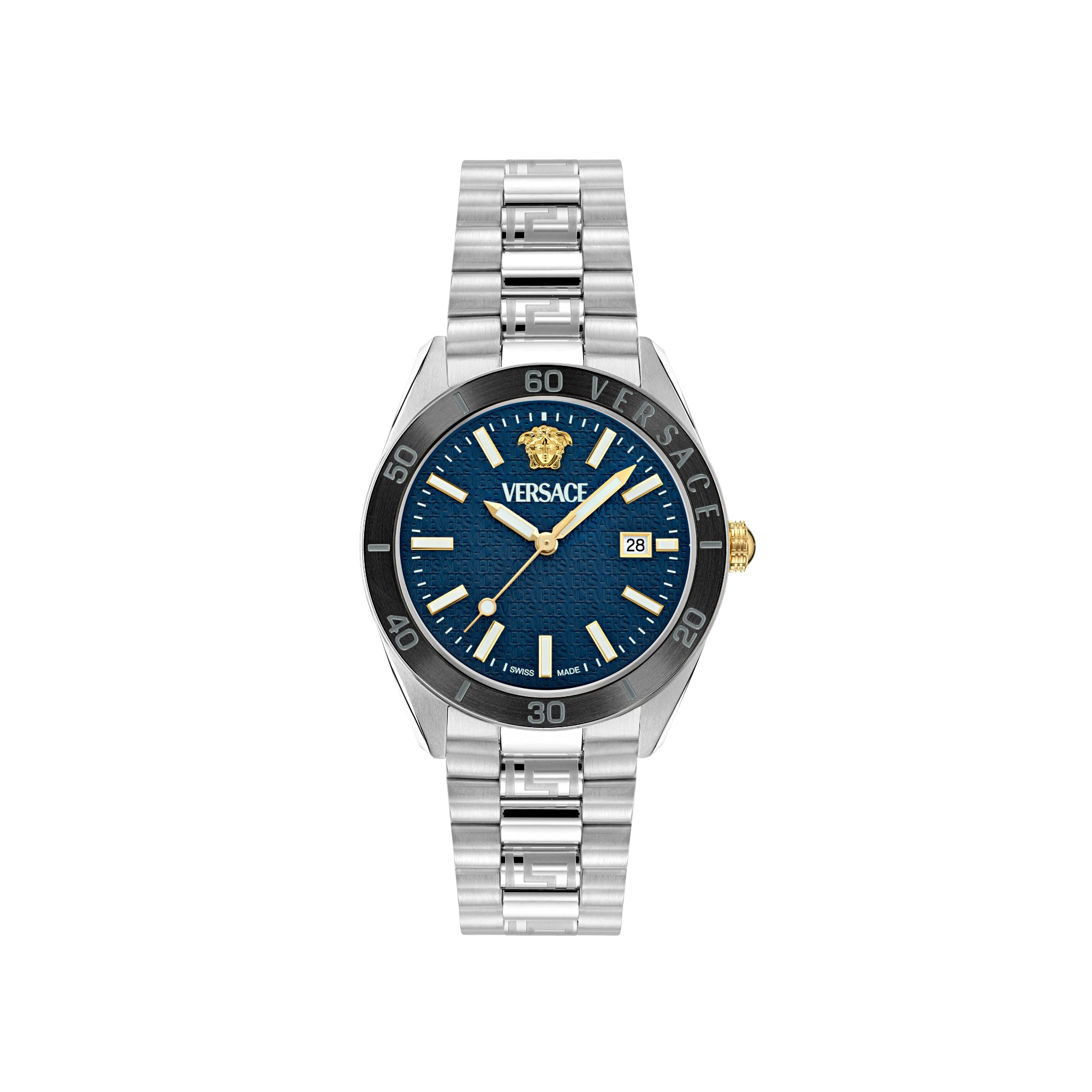 Versace Men Blue Dial Quartz Watch