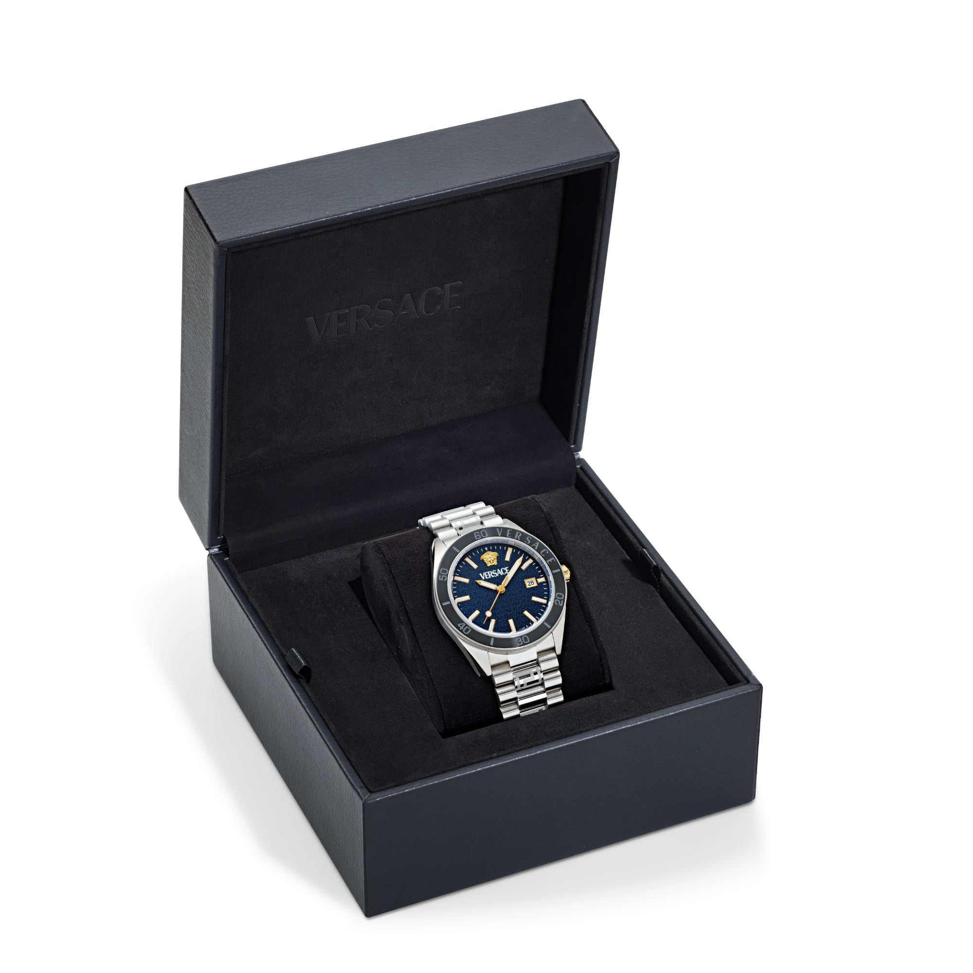 Versace Men Blue Dial Quartz Watch