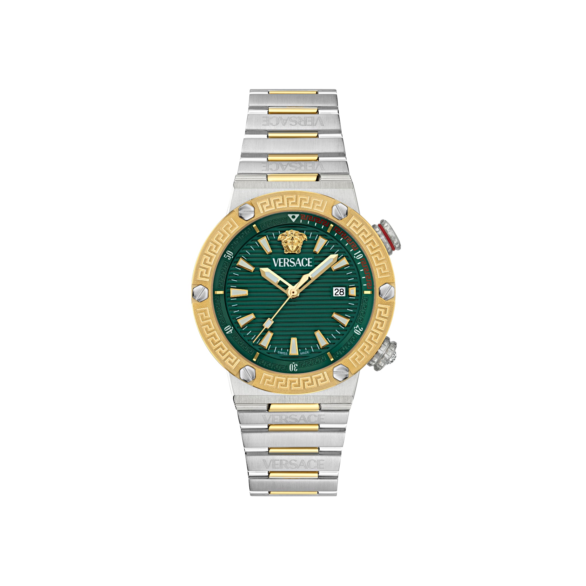 Versace Men Green Dial Quartz Watch