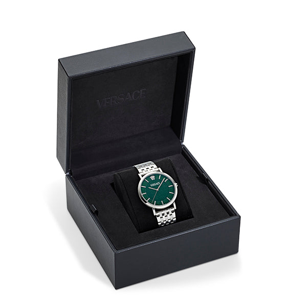 Versace Men Green Dial Quartz Watch