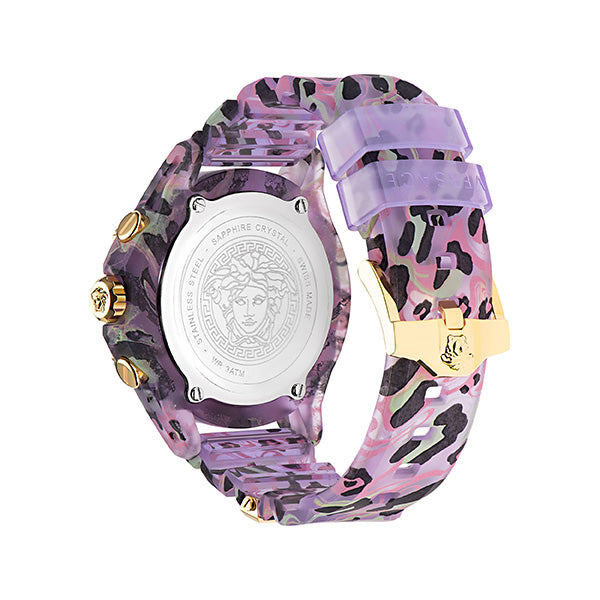 Versace Unisex Camouflage Dial Chrono Quartz Watch