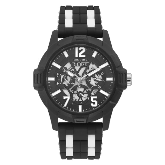 Guess Striker Black Dial Men Watch