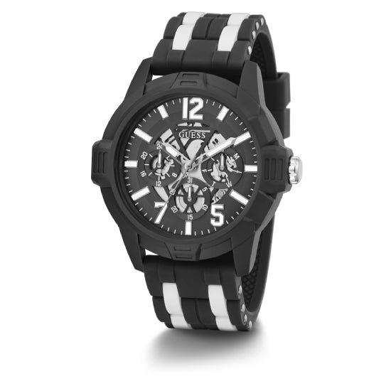 Guess Striker Black Dial Men Watch