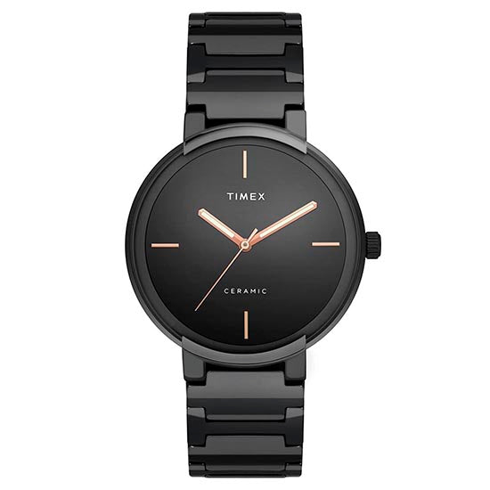 Buy Timex Timex Classics Collection Premium Quality Women's Analog Black  Dial Coloured Quartz Watch, Round Dial with 34mm Case width - TWEL15802  Watch Online at Best Price | Timex India