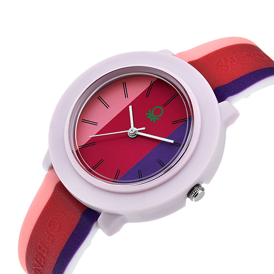 United Colors of Benetton Iconic Multi color Dial Round Case